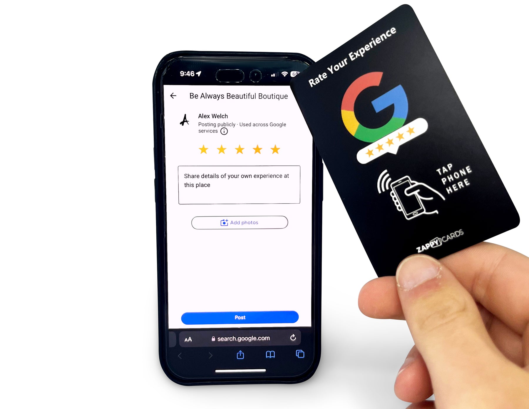 zappy cards, fishing charter website marketing, google help